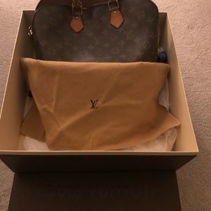 Louis Vuitton Alma Bag. Vintage, box and dust bag.